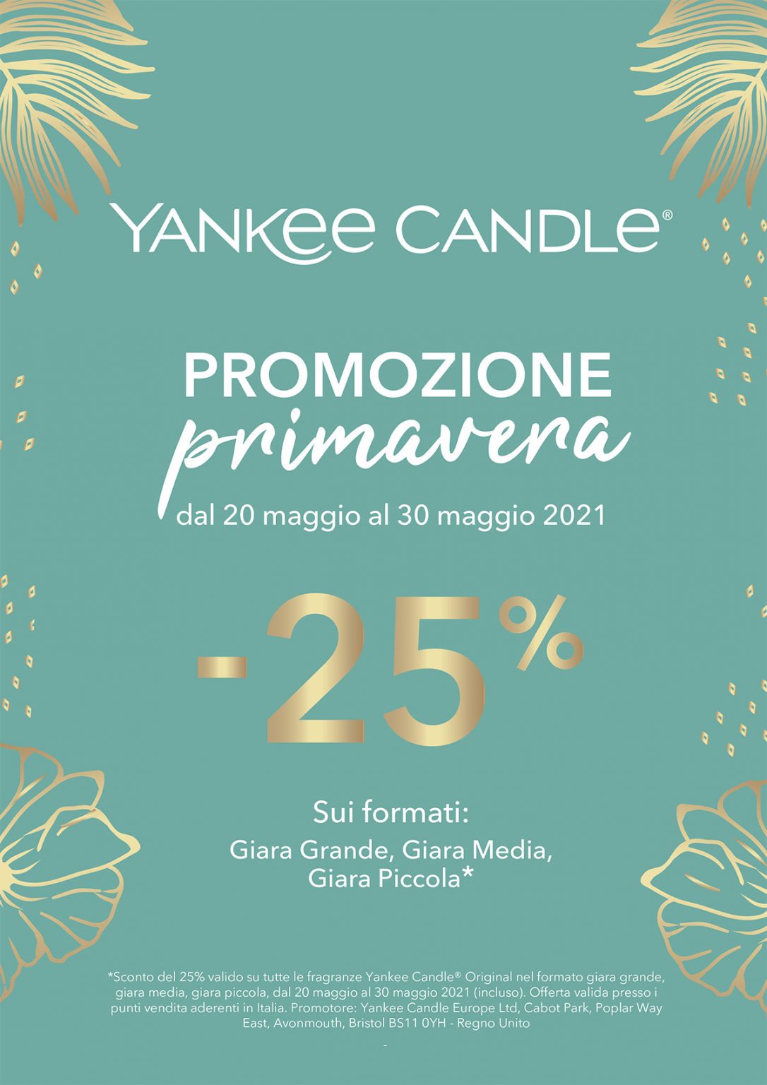 Yankee Candle Promozione Primavera 2021 Bardin Garden Store