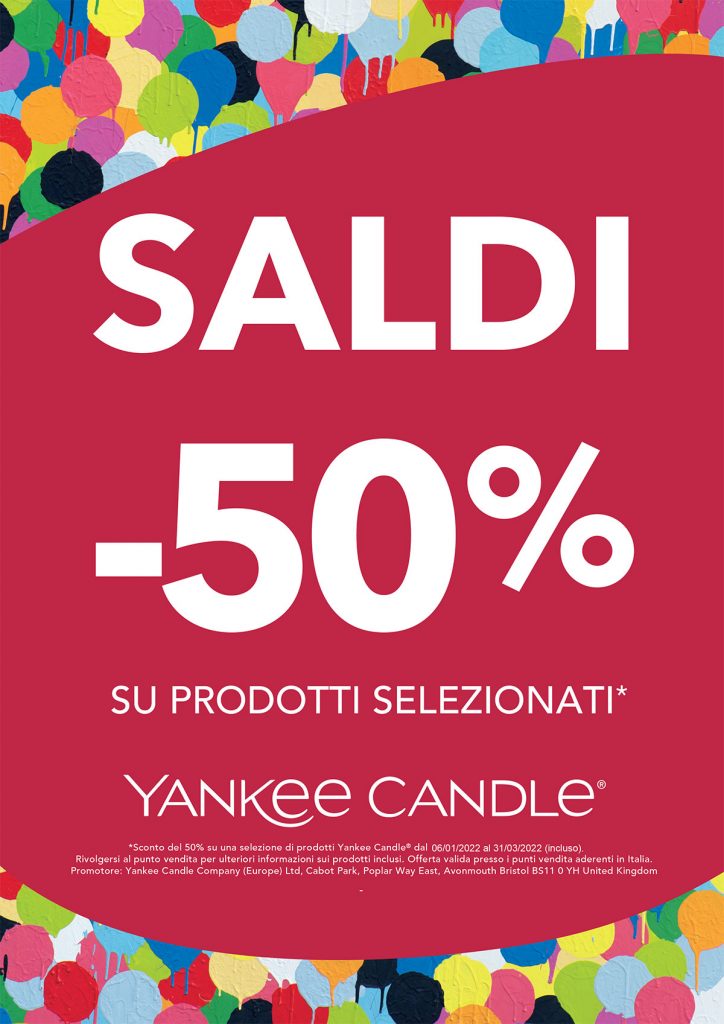 Saldi Yankee Candle Gennaio Marzo 2022 Bardin Garden Store